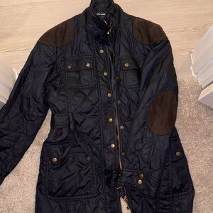 Banana Republic Utility Jacket Black and Brown Durable Design